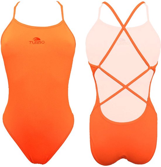 Turbo Patron Sirene Zwempak Oranje XL Vrouw