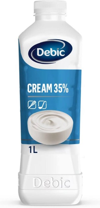 Debic Slagroom 35% zonder suiker 1L | bol