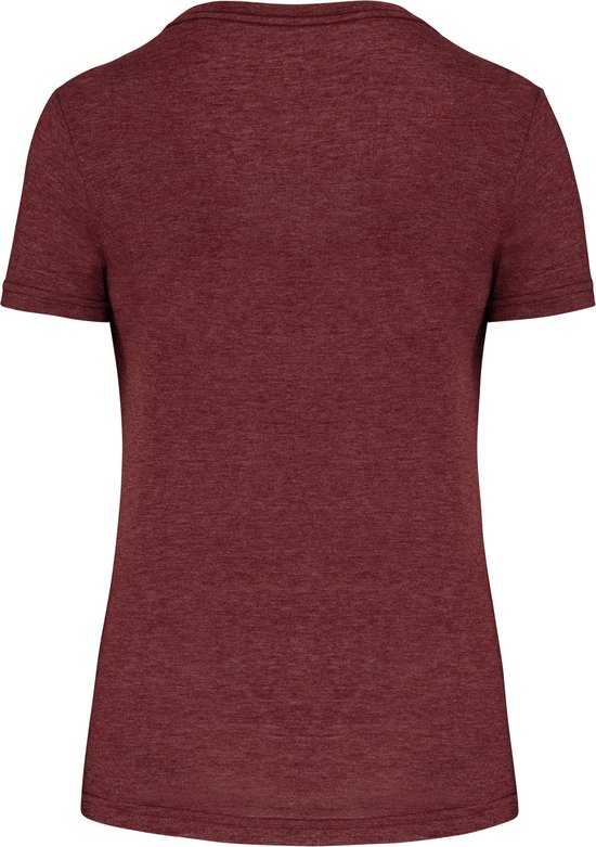 Damessport-T-shirt triblend met ronde hals 'Proact' Wine Heather - S