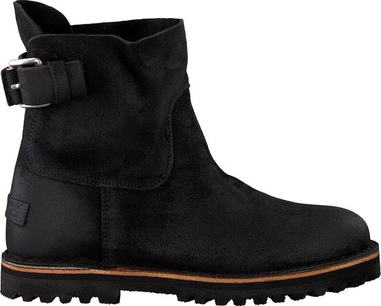 Shabbies Dames Enkellaarsjes 181020134 - Blauw - Maat 38 | bol.com