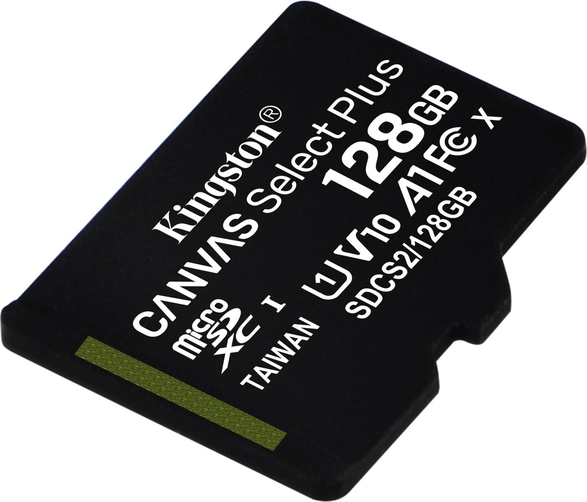 Kingston microSDXC Canvas Select Plus 128GB 100 MB/s + SD adapter