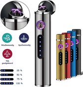 Yaluda Oplaadbaar Elektrische Aansteker - USB Plasma Aansteker - Duurzaam - Windbestendig - Aanstekers Pack - Zwart