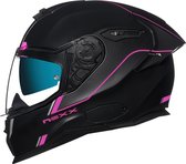 Nexx Sx.100R Frenetic Pink Black Matt 2XL - Maat 2XL - Helm