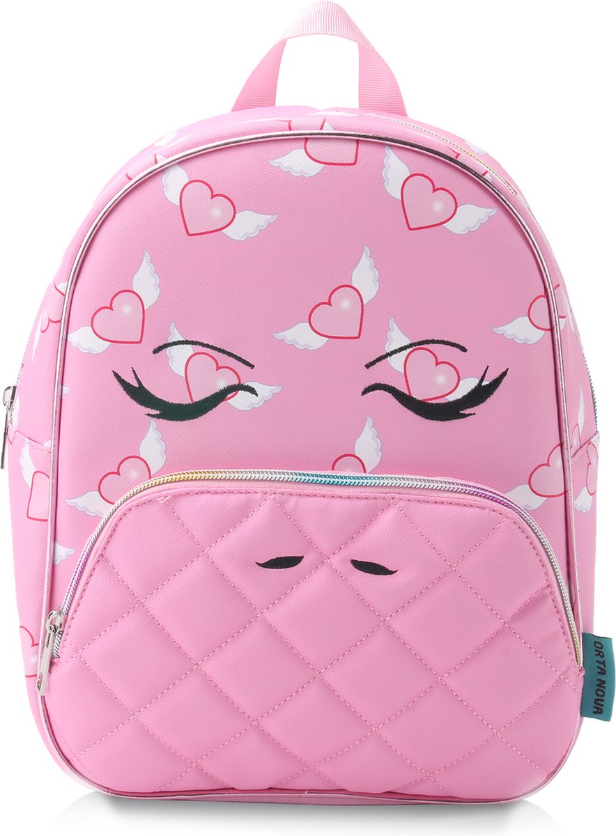 Orta Nova Rieti Mini | rugtas voor kinderen | Roze hartjes met vleugels ...