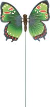Papillon métal vert 15 x 60 cm sur prise - Papillons Décoration de jardin - Images d'animaux