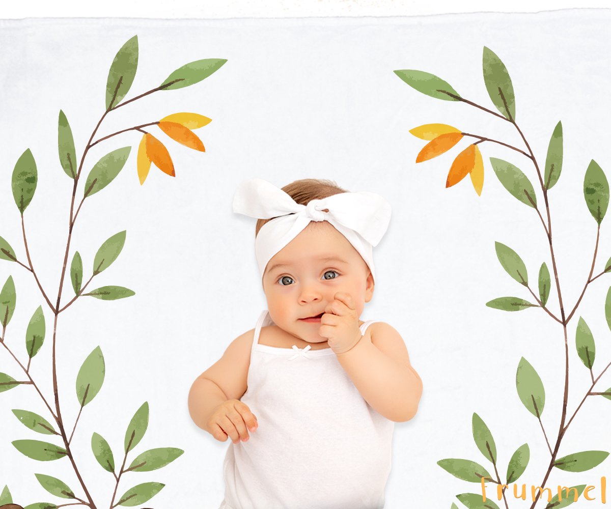 Frummel Mijlpaaldeken ‘Beestenboel’ – Milestone deken – Mijlpaal baby – Kraamcadeau Jongen – Kraamcadeau Meisje – Baby Shower Cadeau – Baby Cadeau – Mijlpaaldeken in het Nederlands – 100 x 150 cm – foto 6
