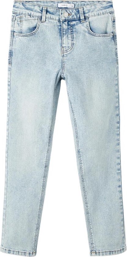 Name It Meisjes jeans - Bleached denim - Maat 122