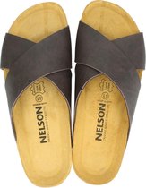 Nelson heren slipper - Bruin - Maat 42