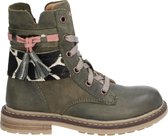 Nelson Kids meisjes veterboot - Kaki - Maat 33