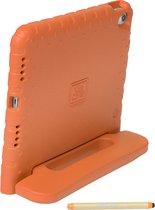 KidsCover iPad 10.9 oranje set - INCLUSIEF stylus & glazen screenprotector - hoes voor kinderen - kidsproof
