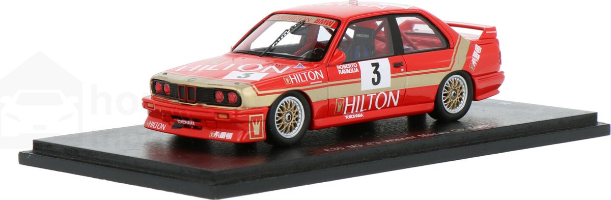 BMW M3 Spark Models Modelauto 1:43 1987 Roberto Ravaglia Hilton Schnitzer SA032 Macau Guia