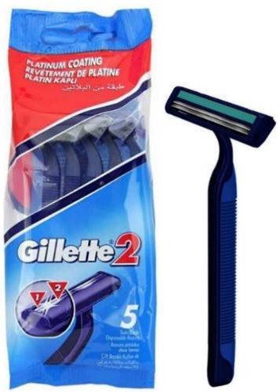 Gillette - Gillette 2 Single use Razors 5 ks - | bol