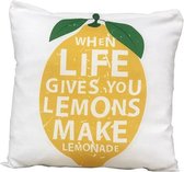 Sweet Living Sierkussen Lemons Vierkant