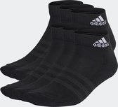 adidas Sportswear Gevoerde Sportswear Enkelsokken 6 Paar - Unisex - Zwart- 40-42