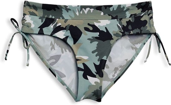 Esprit Hera Beach Bikini Broekje Maat 38 Dames Groen camouflage Slip