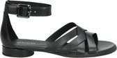 ECCO Flat dames sandalen - Zwart - Maat 40