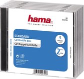 Hama Cd Box Dubbel - 5 stuks / Geseald