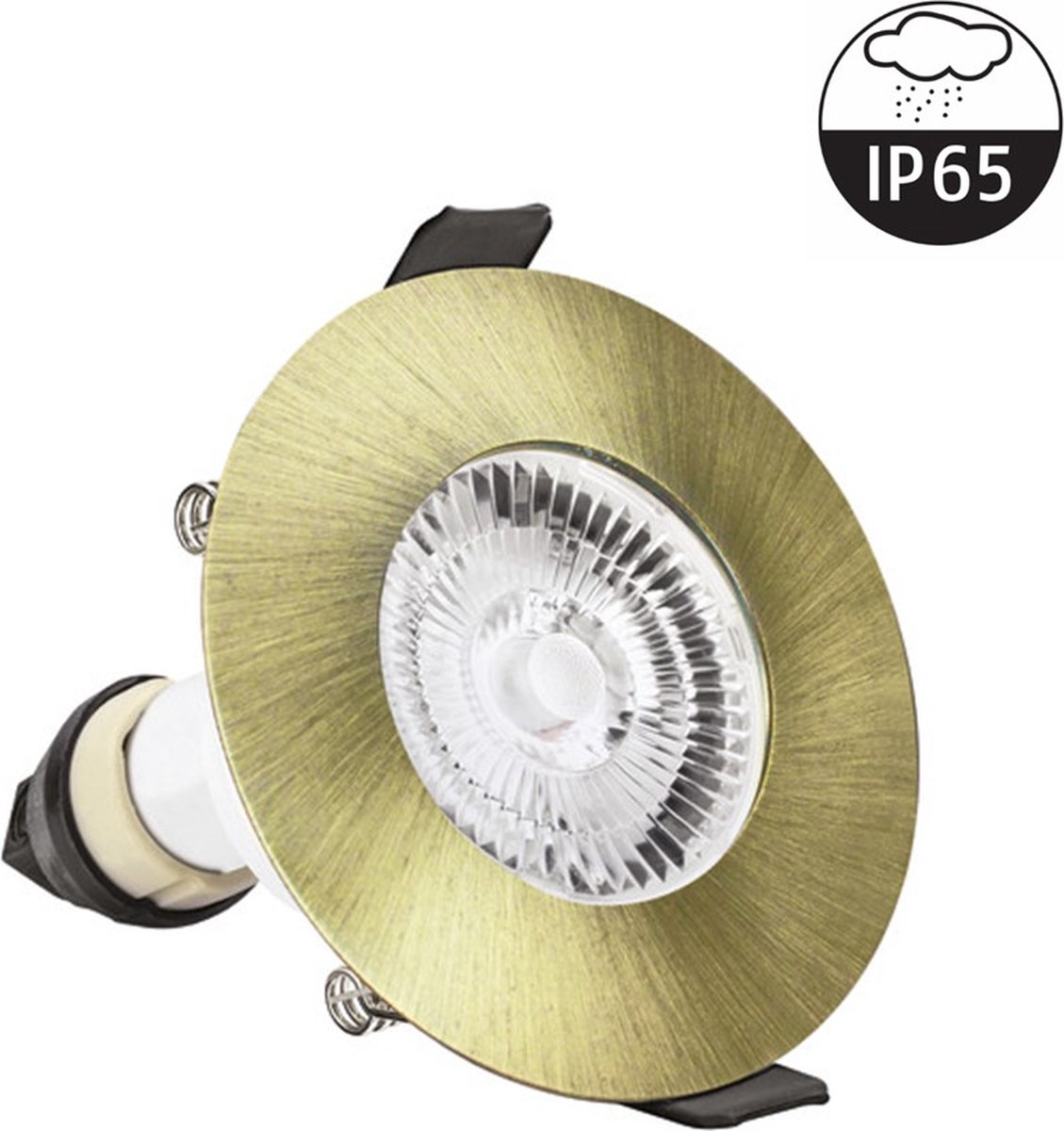 Led Spot Armatuur Antiek Brons / Messing | IP65 waterbestendig | Incl. GU10 Fitting