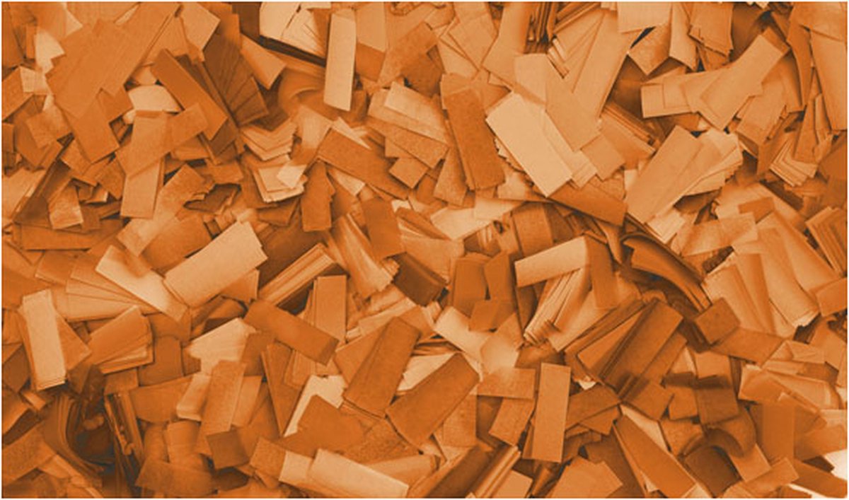 Showtec Showtec Rechthoekige oranje confetti (vuurbestendig), 1 kg Home entertainment - Accessoires