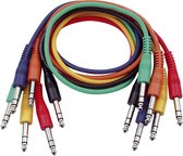DAP Patch kabel, symmetrisch, rechte connectoren, set van 6 kleuren, 60 cm