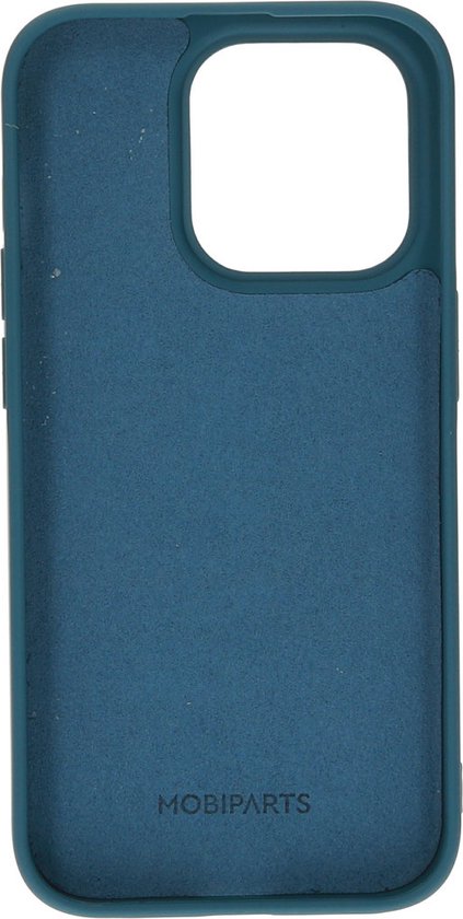 Mobiparts Coque en Siliconen Apple iPhone 14 Pro Blueberry Blauw Case
