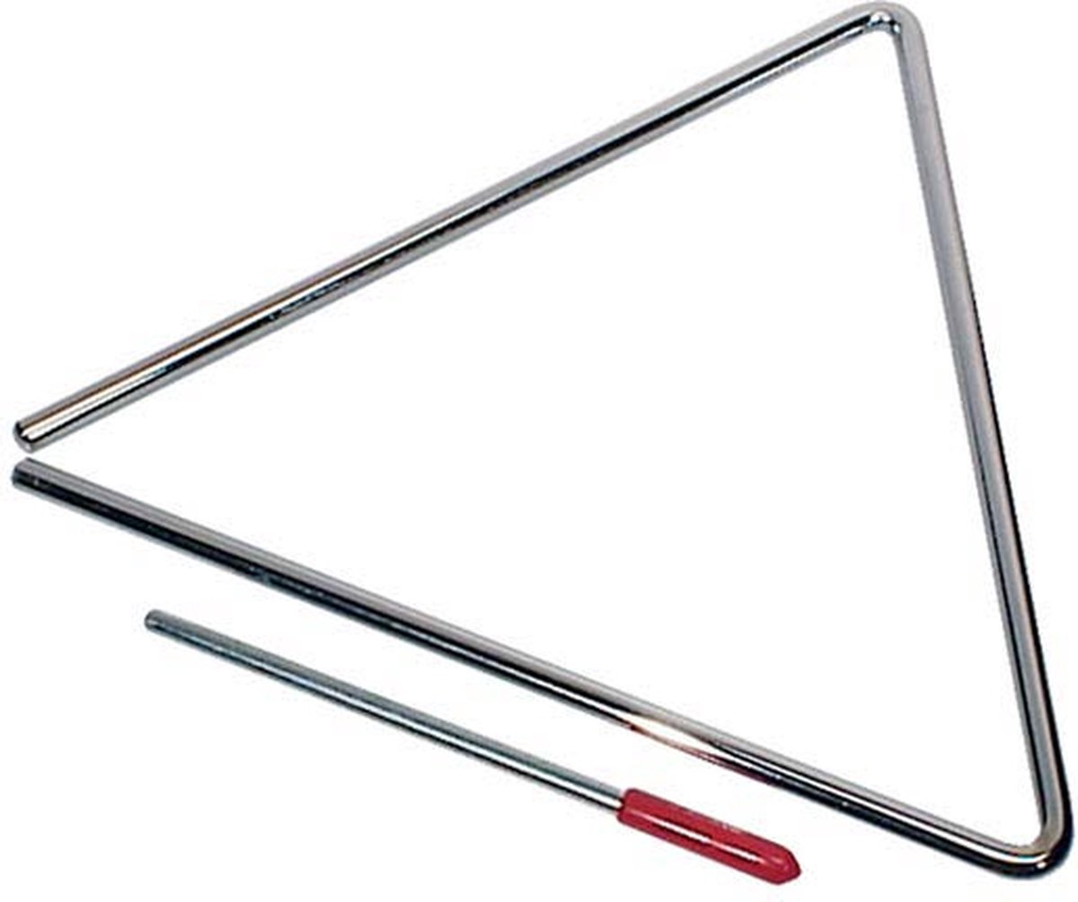 Triangel - Hayman PA-50 - Met klopper - 8 inch - 8mm - Chroom