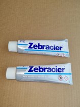 Zebraline kachelpoets - Kachelgrijs - Grey polish - Grijs - 100ml - 2 tubes