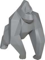 Deco Object Origami Gorilla Grijs