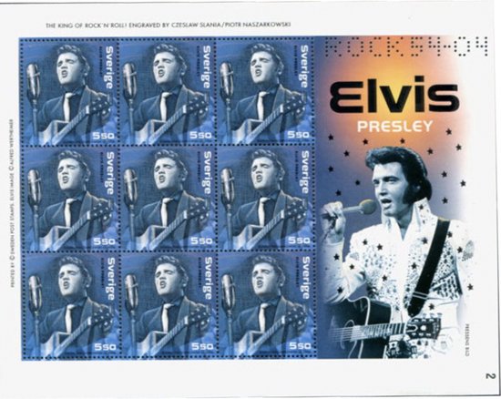 Elvis Presley Postzegelvel