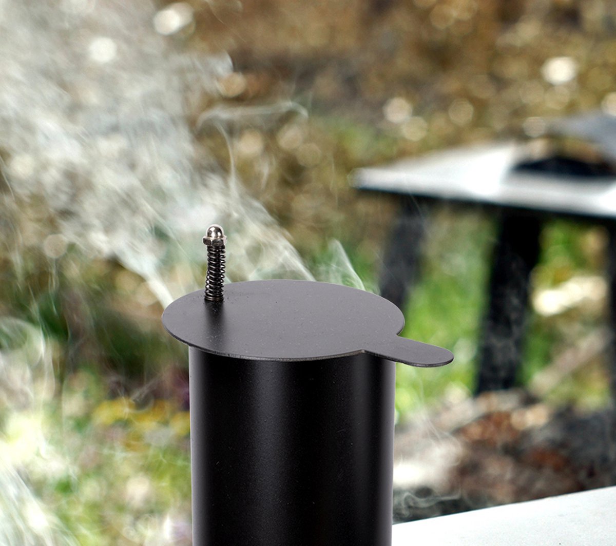 BBQ Collection Grille de fumée - Barbecue et appareil de fumée - Avec fumoir  séparé - Canal de fumée réglable - 104 x 58 x 114 cm : : Jardin