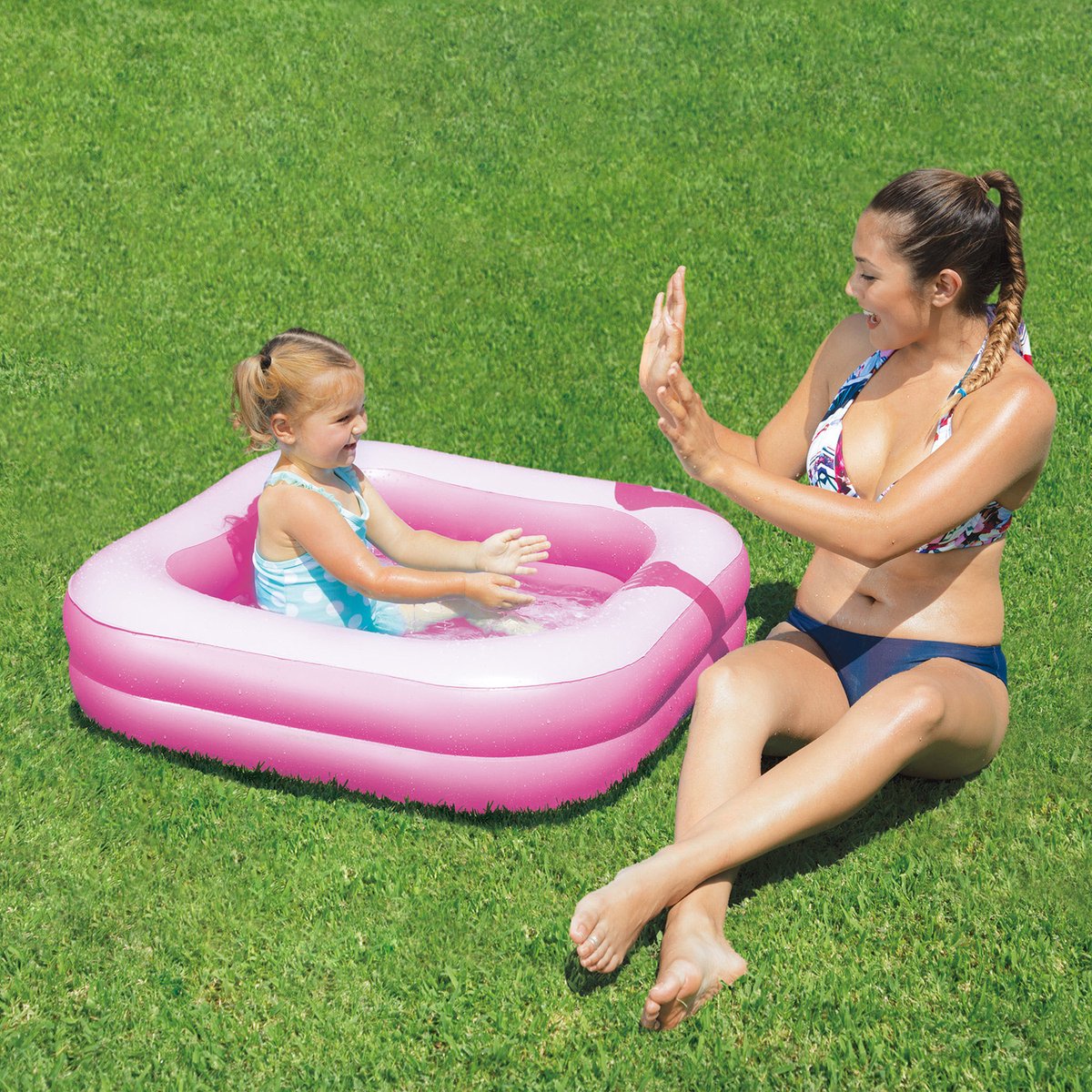 Baby Opblaasbaar Zwembad - 80x80x30 cm, bol.com