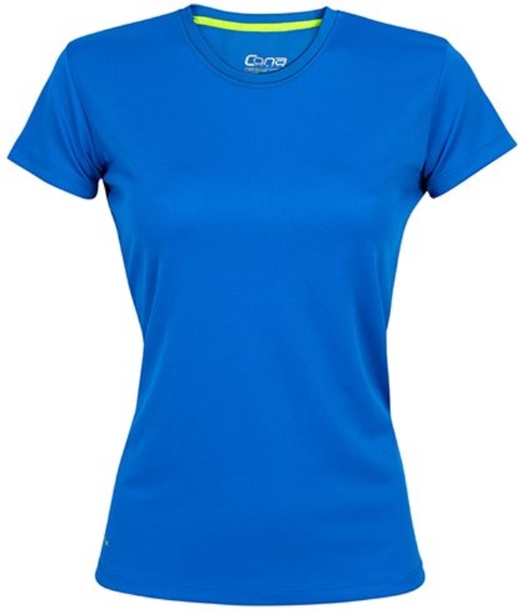 Damessportshirt 'Evolution Tech Tee' met korte mouwen Royal Blue - XS