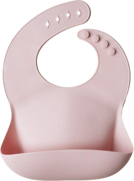 Mushie Siliconen Baby Slabbetje met Opvangbakje - BPA Vrij - afwasbaar van Mushie — afbeelding 4