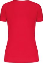 Damesportshirt 'Proact' met V-hals Red - M