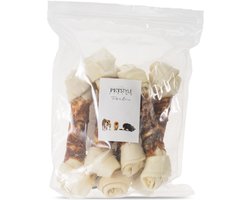 Petstyle Living Geknoopt Bot met Eend - Hondensnacks - 21cm - 6 Stuks - Kauwbot - Knopen