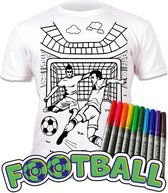 Inkleur T-Shirt - Football - 116-122