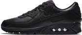 Nike Air Max 90 Leather - Heren Sneakers - Black/Black-Black - Maat 47.5