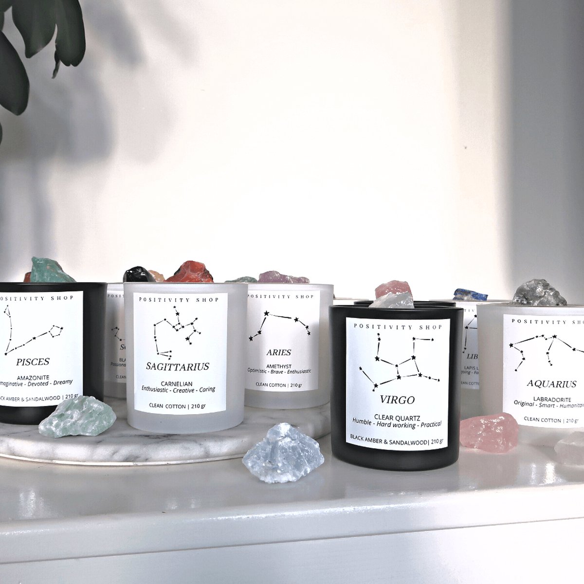 KALSW-Lumière D'Ambiance-Un Cadeau Qui Sort De L Bougie Led Bloc De Verre Cristal Gravure Laser 3d Zodiaque Sagittaire