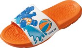 Kinder voetbed slipper, oranje, maat 34