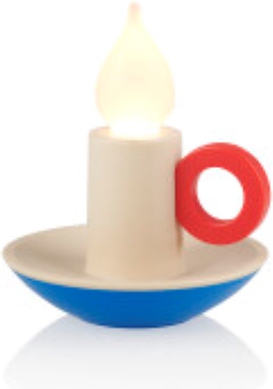 Bitten Design Oplaadbaar Kandelaar Lampje - Wit Met Blauw van Bitten Design — afbeelding 3