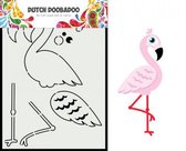 Dutch Doobadoo Dutch Card Art built up Flamingo A5 470.713.880