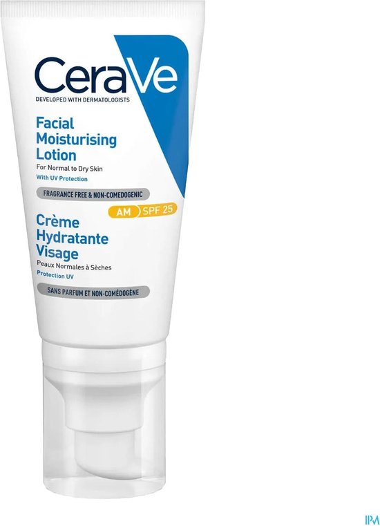 CeraVe - Hydraterende Gezichtscrème SPF25 - 52ml - CeraVe