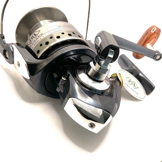 JL BREAKER Werpmolen KU70A - Molen - Karpermolen - Vismolen - Fishing reel - Hengelsport - Roofvis - Slip voorop - Kogellagers 5+1 - Gear-ratio 4.1:1 van JL BREAKER — afbeelding 4
