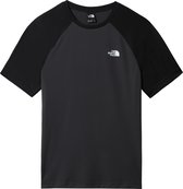 The North Face - Tanken Raglan T-shirt Heren - ASPHALT GREY/TNF BLACK, L