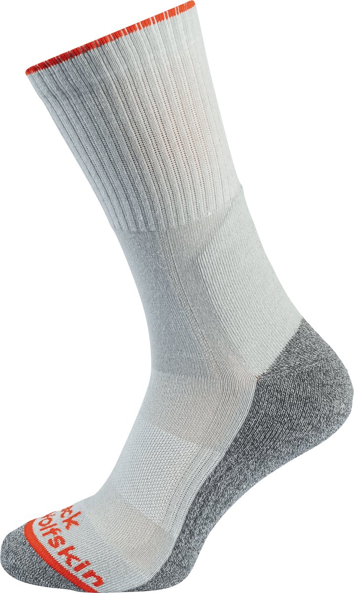 Sok Jack Wolfskin Unisex Hike Func Sock Cl C Light -Schoenmaat 47 49 Grijs