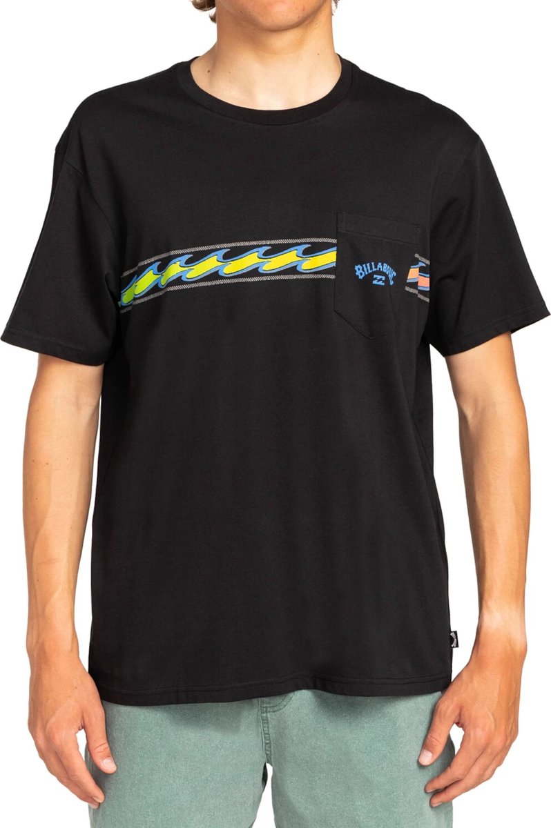 Billabong Spinner Heren T-shirt Ebyzt00116-blk Kleur Zwart