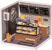 Robotime DIY Super Store Golden Wheat Bakery - DW005 - Miniature - Maison de poupée - Kit - DIY