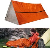 Couverture d'urgence thermique, sac de couchage \ couverture de sauvetage Premium | Survie Whistle Ultralight Cold Protection / Sacs de couchage d'urgence - couverture en aluminium d'urgence, sac de couchage d'urgence - 213 x 91,01 x 0,01 cm