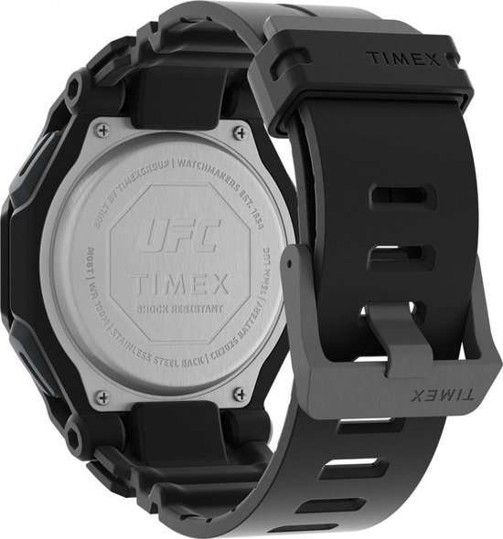 Timex UFC Colossus TW2V55300 Horloge - Kunststof - Zwart - Ø 45 mm