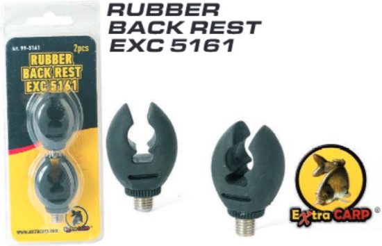 EXC Rubber Back Rest 2pcs - Grip Achtersteun - 2 stuks - Hengelsteun - Rod Rest van Merkloos — afbeelding 3